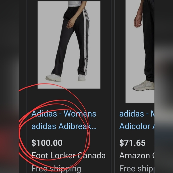 Adidas tear away. - Picture 2 of 2